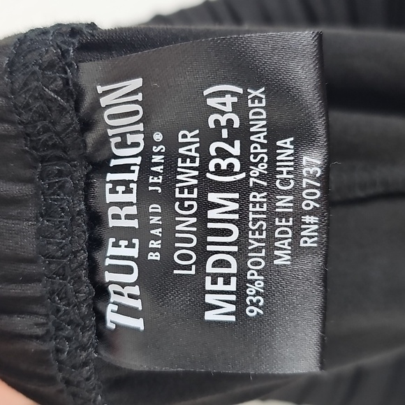 True Religion Loungewear Pajama Jogger Pants NWT - Picture 15 of 16